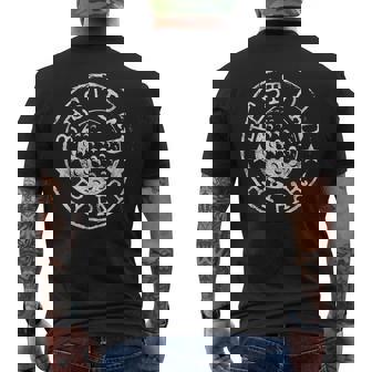 Best Dad By Par Daddy Lover Fathers Day Golf Golfing Mens Back Print T-shirt | Mazezy