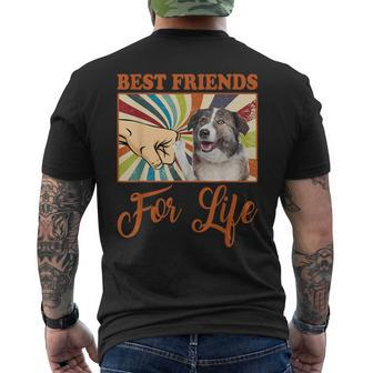 Best Friends For Life Aidi Dog Lover Men's T-shirt Back Print | Mazezy