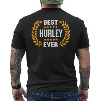 Best Hurley Ever With Five Stars Name Hurley Mens Back Print T-shirt - Seseable