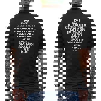 Best Occupational Health And Safety Specialist Ever Men's T-shirt Back Print | Mazezy