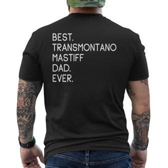 Best Transmontano Mastiff Dad Ever Cao De Gado Transmontano Men's T-shirt Back Print | Mazezy