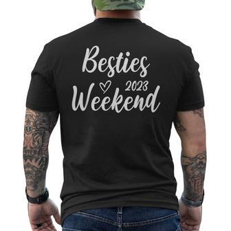 Besties Weekend 2023 Cute Girls Trip 2023 Mens Back Print T-shirt - Seseable