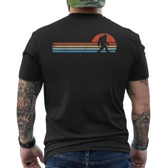 Bigfoot Chest Stripe Graphic Men's T-shirt Back Print | Mazezy