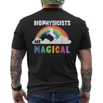 Biophysicists Are Magical Men's T-shirt Back Print | Mazezy AU