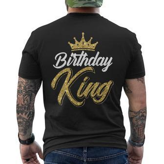 Birthday King Son Or Dad´S Birthday Party Mens Back Print T-shirt | Mazezy