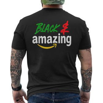 Black And Amazing Junenth 1865 Junenth Gift Mens Back Print T-shirt - Seseable