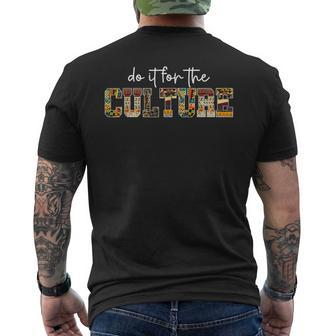 Do It For Black Culture Black History Month African Pride Men's T-shirt Back Print - Monsterry CA