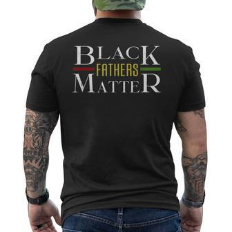 Black Fathers Matter African Black Freedom Funny Junenth Mens Back Print T-shirt | Mazezy