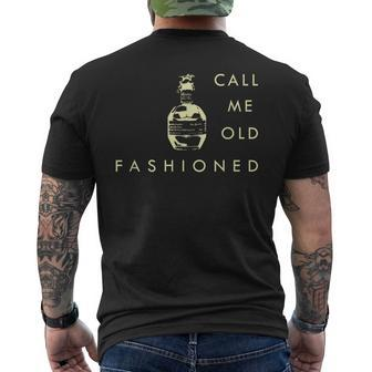 Blantons Bourbon Call Me Old Fashioned Men's T-shirt Back Print - Seseable