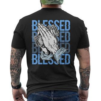 Blessed Matching To Shoe 1 Unc Toe Men's T-shirt Back Print