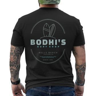 Bodhi's Surf Shop Bells Beach Australia Est 1991 Men's T-shirt Back Print - Monsterry