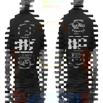 Bolt Name Gift Bolt Quality Mens Back Print T-shirt | Seseable UK