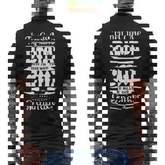 Bompa Grandpa Gift Im Called Bompa Because Im Too Cool To Be Called Grandfather Mens Back Print T-shirt - Seseable