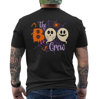 The Boo Crew Team Squad Halloween Family Matching Men's T-shirt Back Print - Thegiftio UK