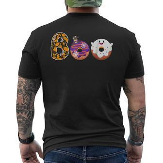 Boo Donuts Ghost Halloween Donut Lovers Costume Spooky Men's T-shirt Back Print - Monsterry UK