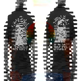 This Is Some Boo Sheet Cool Ghost Halloween Costume Men's T-shirt Back Print - Seseable