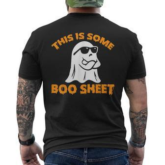 This Is Some Boo Sheet Halloween Costume Men's T-shirt Back Print | Mazezy