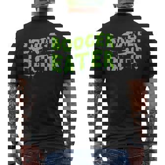 Booger Eater Gross Nose Picker Snot Sucker Graphic Men's T-shirt Back Print | Mazezy