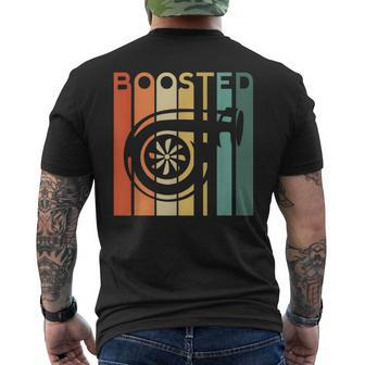 Boost Turbo Car Boosted Turbocharger Auto X Retro Race Tuner Men's T-shirt Back Print | Mazezy