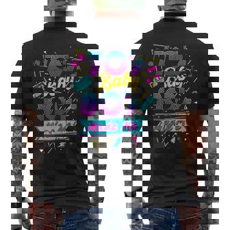 Born In The 70S But The 80S Raised Me 80S Costume Mens Back Print T-shirt - Thegiftio