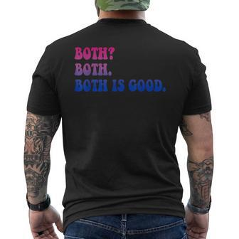 Both Both Both Is Good Bisexual Lgbt Apparel Mens Back Print T-shirt | Mazezy