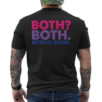 Both Both Both Is Good Funny Pride Month Bisexual Mens Back Print T-shirt | Mazezy