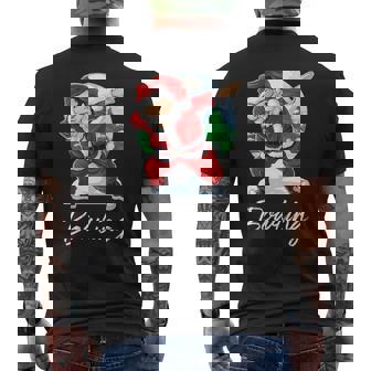 Bowling Name Gift Santa Bowling Mens Back Print T-shirt | Seseable FR