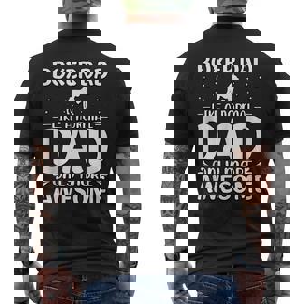 Boxer Dad Like A Normal Dad Only More Awesome Mens Back Print T-shirt - Thegiftio