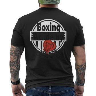 Boxing Academy Est 1978 Brooklyn Ny Vintage Boxer T Men's T-shirt Back Print | Mazezy