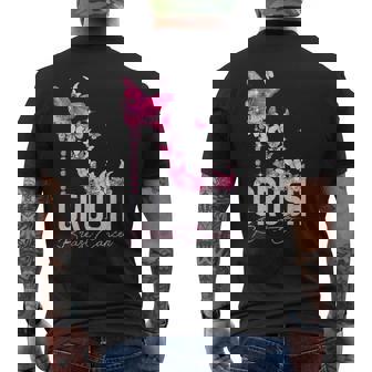 Breast Cancer Crush Breast Cancer Ribbon Breast Cancer Men's T-shirt Back Print