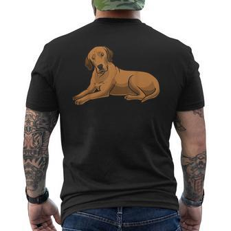 Broholmer Dog Men's T-shirt Back Print | Mazezy