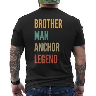 Brother Man Anchor Legend Mens Back Print T-shirt | Mazezy