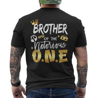 Brother Of The Notorious One 1St Birthday School Hip Hop Mens Back Print T-shirt - Monsterry DE
