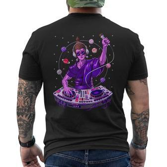 Buddha Psytrance Dj Psychedelic Techno Music Edm Festival Men's T-shirt Back Print | Mazezy