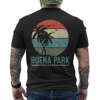 Buena Park California Men's T-shirt Back Print | Mazezy