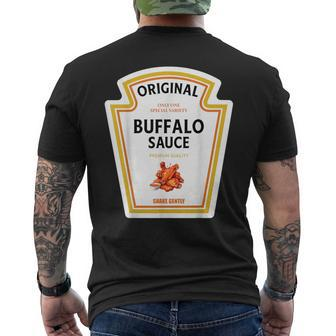 Buffalo Sauce Halloween 2023 Costume Family Ketchup Mustard Men's T-shirt Back Print - Seseable