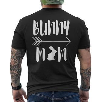 Bunny Mom Funny Rabbit Mum  Gift For Women Men's Crewneck Short Sleeve Back Print T-shirt