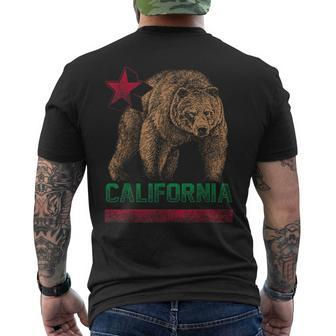 California Bear Republic Vintage Cali Men's T-shirt Back Print | Mazezy
