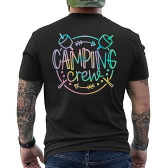 Camping Crew Camper Group Family Friends Cousin Matching Men's T-shirt Back Print
