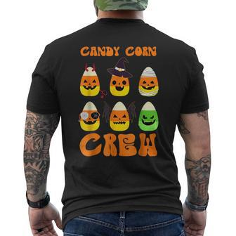 Candy Corn Squad Team Candy Corn Crew Halloween Men's T-shirt Back Print - Monsterry UK