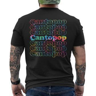 Cantopop Music Tie Dye Men's T-shirt Back Print | Mazezy