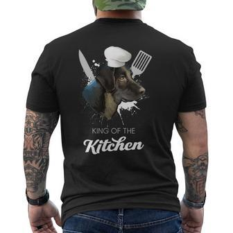 Cao De Castro Laboreiro King Of The Kitchen Dog Chef Men's T-shirt Back Print | Mazezy