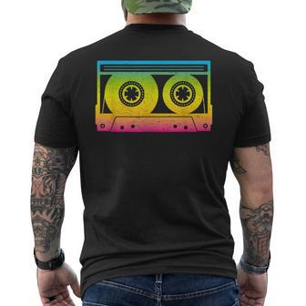 Cassette Tape 80S 90S Vintage Retro Funny Halloween 90S Vintage Designs Funny Gifts Mens Back Print T-shirt | Mazezy