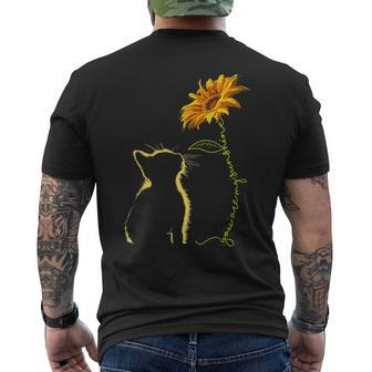 You Are My Cat Lovers Sunshine Pet Lover Cat Love Men's T-shirt Back Print - Monsterry UK