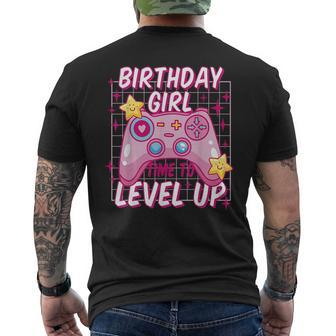 Celebrate Birthday Girl Time To Level Up Mens Back Print T-shirt - Seseable