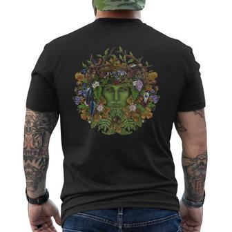 Celtic Greenman Men's T-shirt Back Print | Mazezy