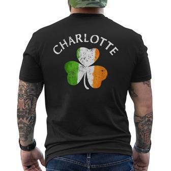 Charlotte Name Gift - Lucky Irish Pride Mens Back Print T-shirt | Mazezy