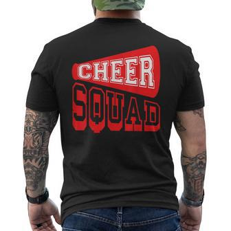 Cheer Squad Funny Cheerleader Cheering Cheerdancing Outfit Mens Back Print T-shirt - Seseable