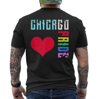 Chicago Pride Lgbt Gay Pride Parade 2020 Mens Back Print T-shirt | Mazezy