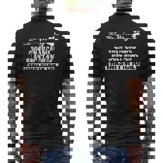 Chien Français Blanc Et Orange Owners Men's T-shirt Back Print | Mazezy